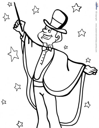 Printable Magic Coloring Page 3 - Coolest Free Printables