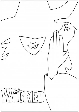 Broadway musical) - Wicked Coloring Pages