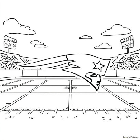 New England Patriots Logo Coloring Pages