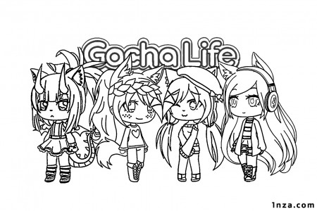 Gacha Life Coloring Pages - 1NZA