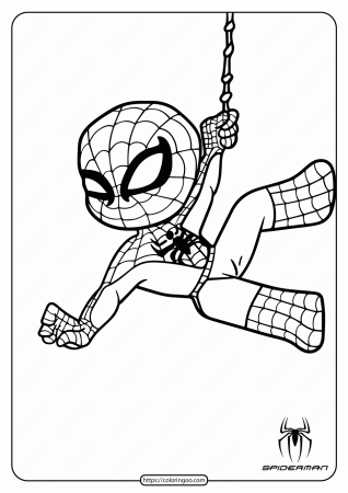 Cute Spiderman Coloring Pages for Kids | Spiderman coloring, Avengers coloring  pages, Superhero coloring pages