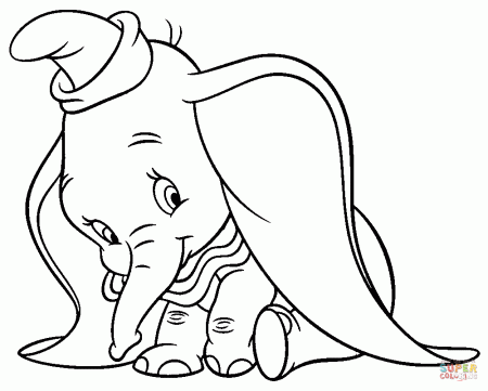 Dumbo coloring pages | Free Coloring Pages