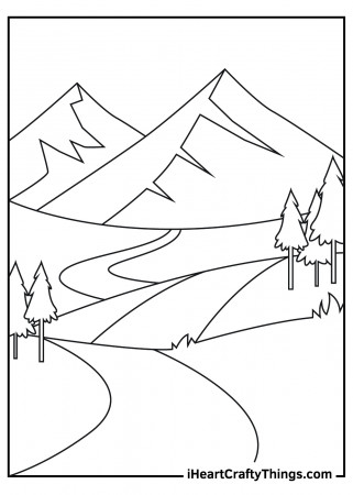 Mountains Coloring Pages (Updated 2023)