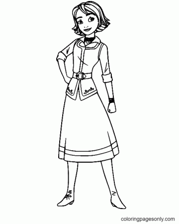 Naomi Turner from Elena of Avalor Coloring Pages - Elena of Avalor Coloring  Pages - Coloring Pages For Kids And Adults