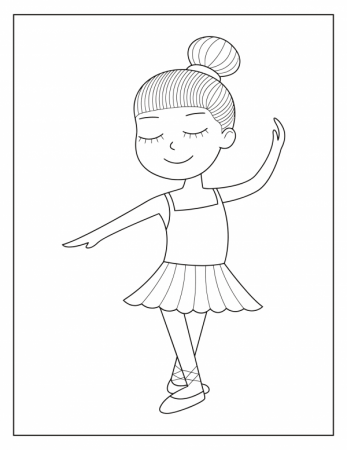 50 Free Ballerina Coloring Pages - 24hourfamily.com