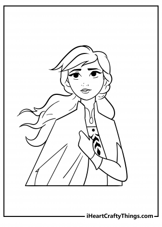Printable Elsa And Anna Coloring Pages (Updated 2023)