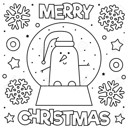 Staggering Snowbe Coloring Page Image Ideas Snowglobe Pages Best For Kids  Worksheets Christmas Kindergarten – Fundacion Luchadoresav