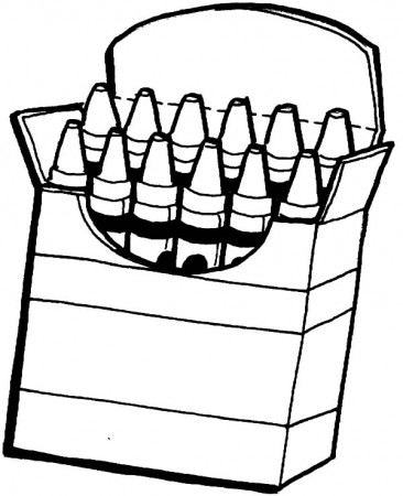 Box Crayons Coloring Pages For Kids : Best Place to Color