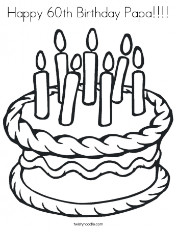 60th Birthday Coloring Pages Free - High Quality Coloring Pages