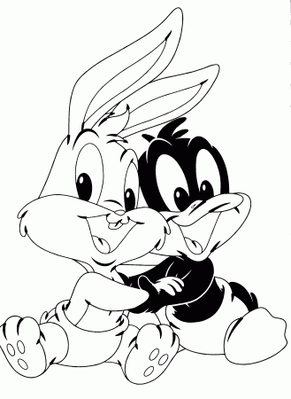 Baby Looney Tunes Coloring Pages Cartoon | Cartoon Coloring pages ...