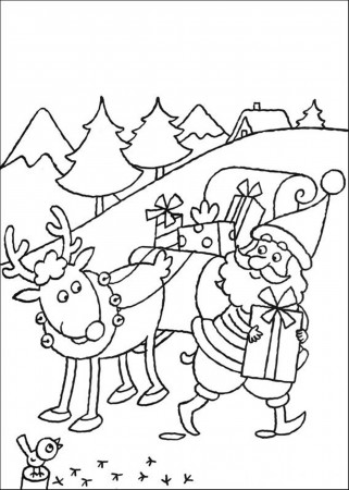 Printable Reindeer Coloring Pages | Coloring Me