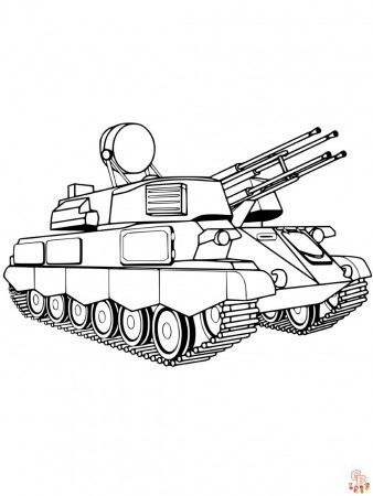 Get Creative with Army Coloring Pages for kids - GBcoloring