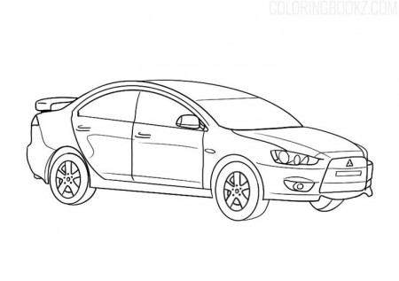 Mitsubishi Lancer Coloring Page - Coloring Books #mitsubishi #lancer  #mitsubishilancer #mitsubishiteam #mitsubishifamily #m… | Mitsubishi  lancer, Mitsubishi, Lancer