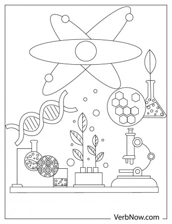 Free SCIENCE Coloring Pages & Book for Download (Printable PDF) - VerbNow