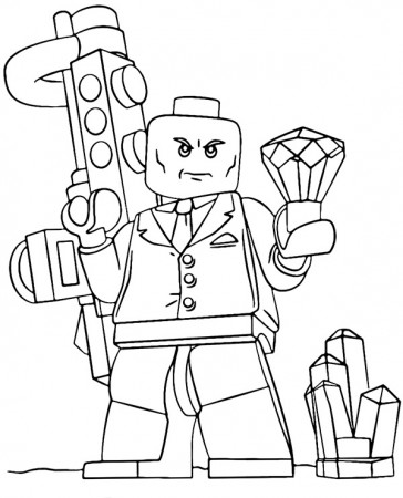 LEGO coloring page robber - Topcoloringpages.net