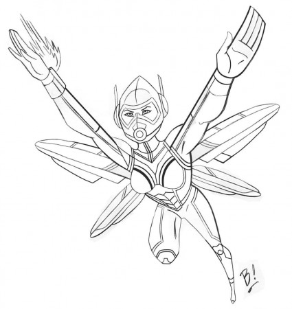 Wasp coloring pages free - Coloring pages