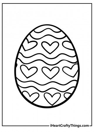 30 Festive Easter Egg Coloring Pages (Updated 2023)