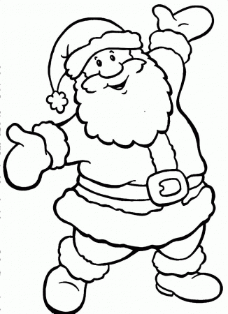 santa claus coloring pages | Only Coloring Pages