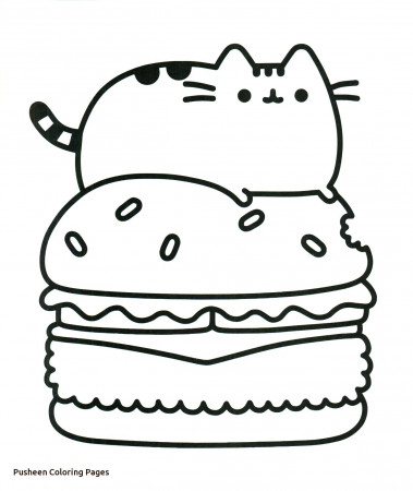 Coloring Pages : Kawaii Pusheen Coloring Pages Double To ...
