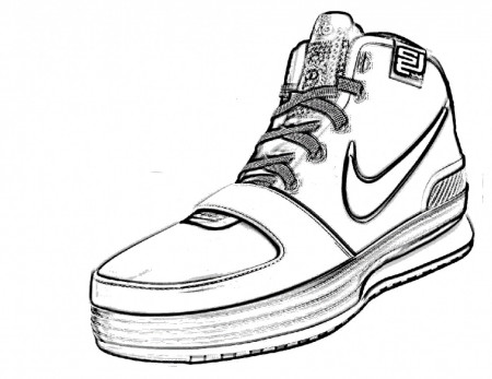 Gorgeous Coloring Pages Of Kd Shoes Copy Coloring Pages Nike ...