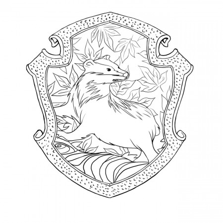 Ravenclaw Crest Coloring Pages Thekindproject Fancy ...