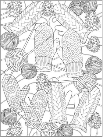 6 Warm Winter Coloring Pages – Stamping