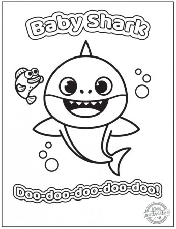 Free Printable Baby Shark Coloring ...