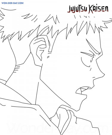 Jujutsu Kaisen Coloring Pages