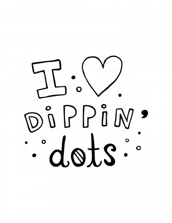 Coloring Sheets | Dippin' Dots