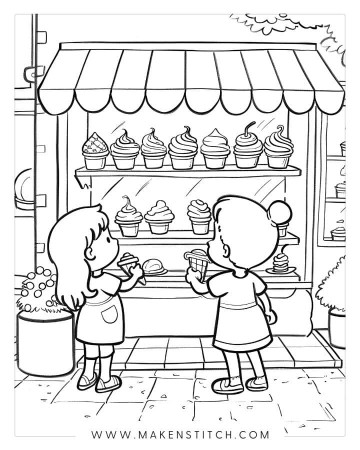 Ice Cream Coloring Pages for Kids and ...