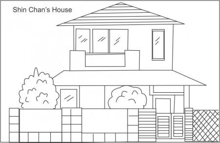 Beautiful House Coloring Pages - Coloring Pages For All Ages