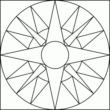Free Geometric Coloring Pages Art Category Image 39 - Gianfreda.net