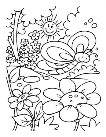 Spring time coloring pages | Download Free Spring time coloring 