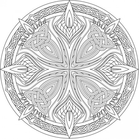 Welcome to Dover Publications | Celtic coloring, Mandala coloring pages, Celtic  mandala