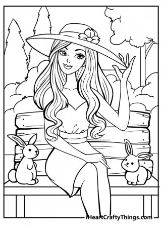 Barbie Coloring Pages (100% Free ...