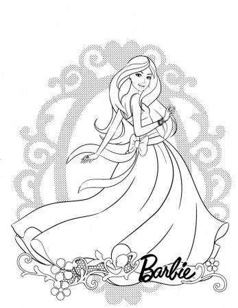 Barbie Mermaid Coloring Pages Printable Sheets Free - Princess Barbie Doll  Drawing - 846x1095 Wallpaper - teahub.io