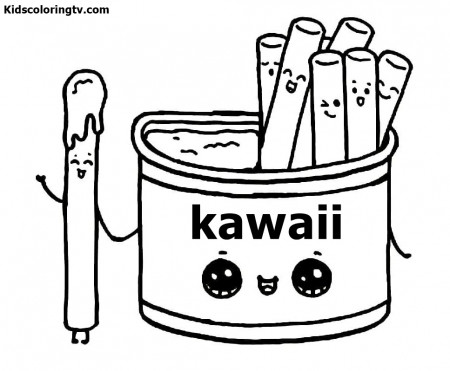 Free Kawaii Coloring Pages for Kids - New Pictures