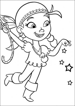 Free Printable Coloring Book Jake and the Never Land Pirates 11