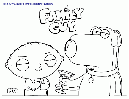 Coloring Pages Of Family Guy - Coloring Page