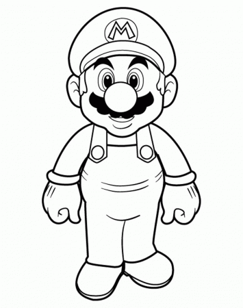 Free Online Coloring Pages Mario Bros - Coloring