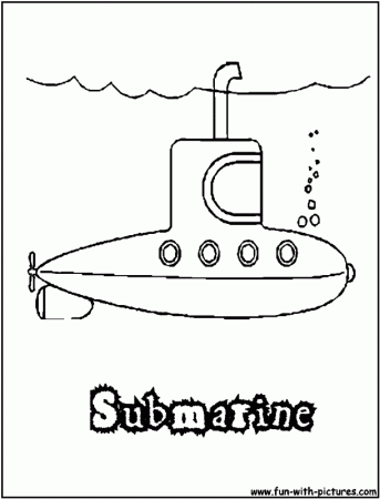 Preview Medium: submarine coloring s to download and print for ...