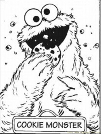 Cookie Monster Coloring Book Pages - High Quality Coloring Pages