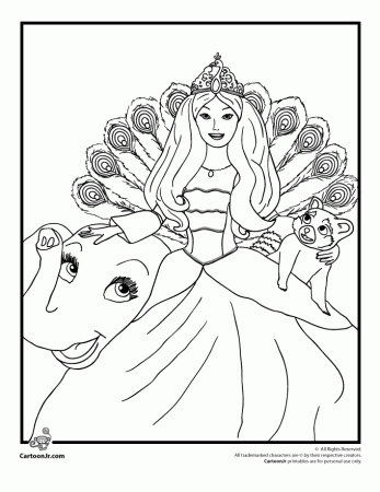 12 Pics of All Barbie Coloring Pages Only - Barbie Princess ...