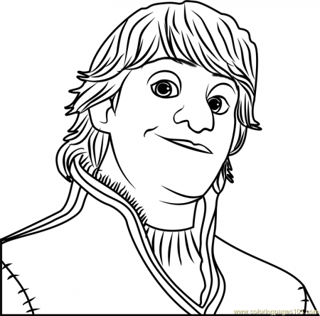 Kristoff face Coloring Page - Free Frozen Coloring Pages ...