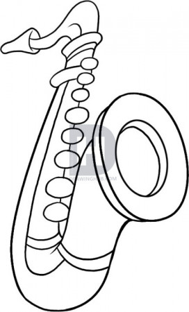 How To Draw A Saxophone, Step by Step, Drawing Guide, by ...