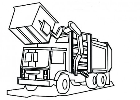 garbage truck coloring pages printable | Colorings-lucy.com