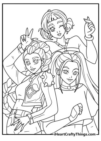 45+ KPop Demon Hunters Coloring Pages (Free PDF Printables)