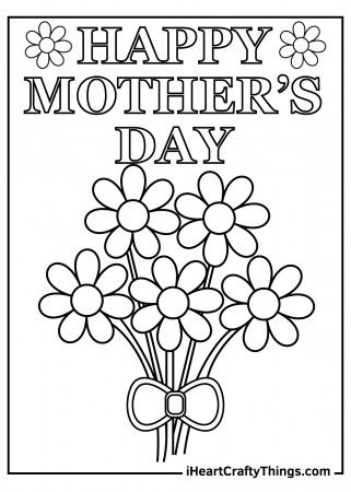 Printable Mother's Day Coloring Pages (Updated 2023)