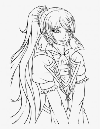 Rwby Coloring Sheets Weiss Black And White Rwby Coloring - Rwby Weiss Coloring  Page Transparent PNG - 780x1024 - Free Download on NicePNG