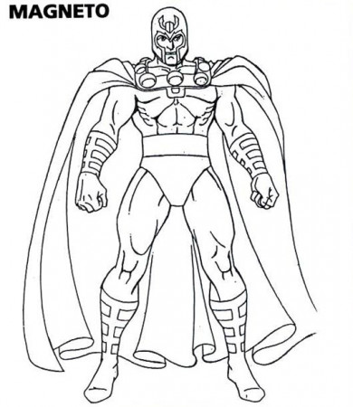 Magneto coloring pages